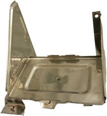 67-72 Chevrolet/GMC Trucks Woodall Battery Tray- Stainless Steel - with  AC