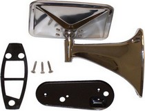 70-72 Chevrolet/GMC Trucks Woodall Mirror - Outside - Chrome - Driver Side