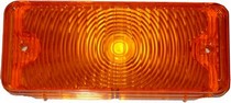 67-68 Chevrolet/GMC Trucks Woodall Park Light Lens - Amber - Passenger Side