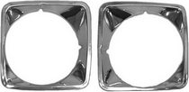 69-72 Chevrolet/GMC Trucks Woodall Headlight Bezels - Reproduction