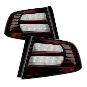 Acura TL 04-08 Xtune OEM Style Tail Lights - Red Smoked