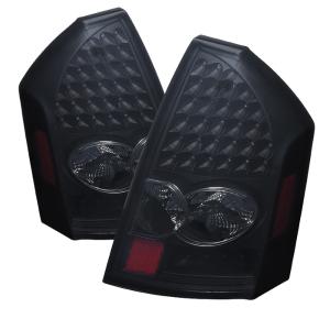 Chrysler 300C 05-07 Xtune LED Tail Lights - Black Smoke