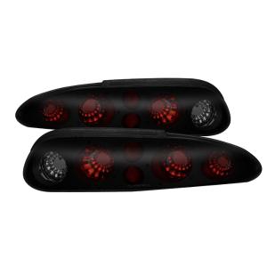 Chevy Camaro 93-02 Xtune Euro Style Tail Lights - Black Smoked