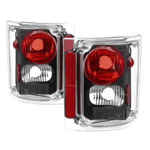 Chevy Suburban 73-91, Chevy Blazer 73-91 ( Will not Fit S10 Blazer ), Chevy CK Series 73-87, GMC CK Series 73-87 Xtune Euro Style Tail Lights - Black