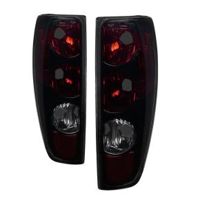 Chevy Colorado 04-12, GMC Canyon 04-12 Xtune Euro Style Tail Lights - Black Smoked