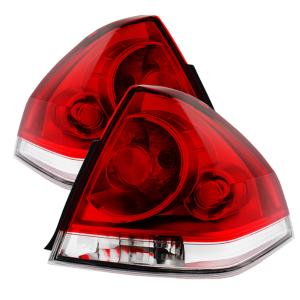 Chevy Impala 06-13 / Impala Limited 14-16 Xtune OE Style Tail Lights - Red Clear
