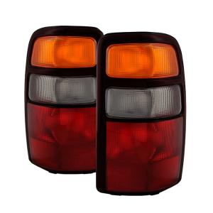 Chevy Suburban 04-06  (also fit 00-03  ), Chevy Tahoe 04-06  (also fit 00-03  ), GMC Yukon all Models 04-06  ( also fit 00-03  ) Xtune Tail Lights Without Black Rim-OEM