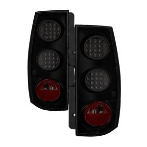 Chevy Suburban 07-14, Chevy Tahoe 07-14, GMC Yukon/Yukon Denali 07-14 Xtune LED Tail Lights - Black Smoked