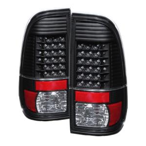 Ford Super Duty F-250 08-16, Ford Super Duty F-350 08-16 Xtune LED Tail Lights - Black