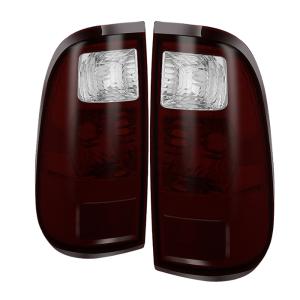 Ford Super Duty F-250 08-16, Ford Super Duty F-350 08-16 Xtune OEM Style Tail Lights -Red Smoked