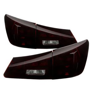 Lexus IS250/IS350 06-08 / IS-F 08-09 Xtune OEM Style Tail Lights -Red Smoked