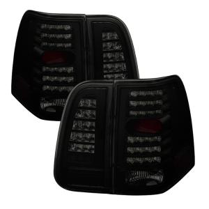 Lincoln Navigator 03-06 Xtune LED Tail Lights - Black Smoked