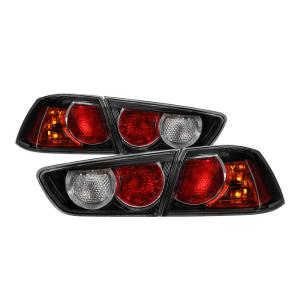 Mitsubishi Lancer 08-15 Xtune OE Style Tail Lights - Black