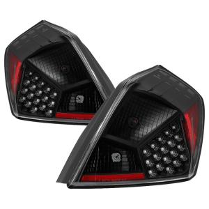 Nissan Altima 07-12  Sedan Xtune LED Tail Lights - Black