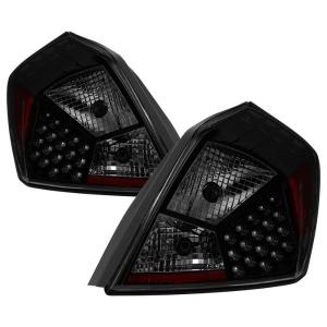 Nissan Altima 07-12  Sedan Xtune LED Tail Lights - Black Smoked