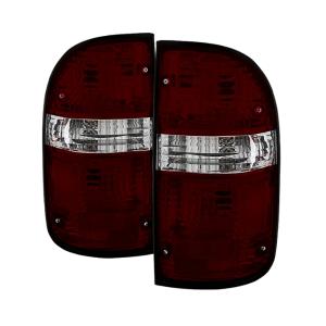 Toyota Tacoma 01-04 Xtune OEM Style Tail Lights - Red Smoked