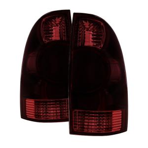 Toyota Tacoma 05-08  ( Does not fit Built After 04/2008 Production Date ) Xtune OEM Style Tail Lights - Red Smoked