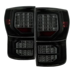 Toyota Tundra 07-13 Xtune LED G2 Tail lights with LED Singal Function - Black Smoked