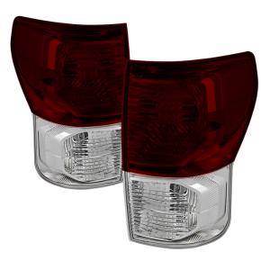 Toyota Tundra 2007-2013 Xtune OEM Style Tail Lights - Red Smoked