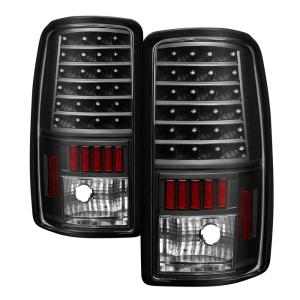 Chevy Suburban 1500/2500 00-06, Chevy Tahoe 1500/2500 00-06, GMC Yukon/Yukon XL 00-06  / GMC Yukon Denali/Denali XL 01-06  ( Lift Gate Style Only ) Xtune LED Tail Lights - Black