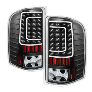 Chevy Silverado 1500 07-13  / 2500HD/3500HD 07-14 ( Does Not Fit Model With  Reverse Bulb 921 ), GMC Sierra 3500HD Dually Models 07-14 ( Does Not Fit Model With  Reverse Bulb 921 ) Xtune LED Tail Lights - Black