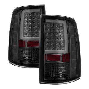 Dodge Ram 1500 09-16 / Ram 2500/3500 10-16 Xtune Light Bar LED Tail Lights - Incandescent Model only ( Not Compatible With LED Model ) - Smoke