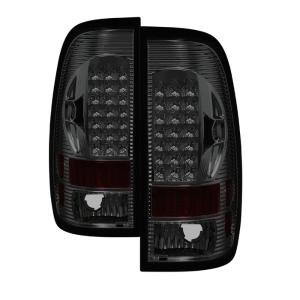 Ford F150 Styleside 97-03, F250 Super Duty 99-07, F350 Super Duty 99-07 Xtune LED Tail Lights - Smoke