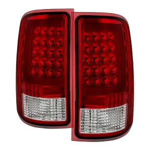 GMC Sierra 1500 07-13 / 2500HD/3500HD 07-14 (does not fit 3500HD Dually Models) Xtune G2 LED Tail Lights - Red Clear