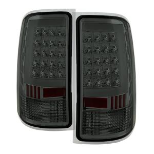 GMC Sierra 1500 07-13 / 2500HD/3500HD 07-14 (does not fit 3500HD Dually Models) Xtune G2 LED Tail Lights - Smoke