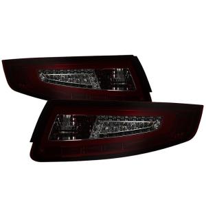 Porsche 911 997 05-08 Xtune Light Bar LED Tail Lights - Red Smoke