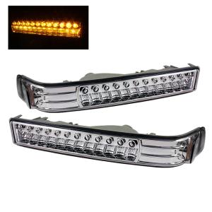 Chevy S10 98-03, Blazer 98-03 Xtune LED Amber Bumper Lights - Chrome