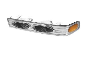 Chevy S10 98-00, Blazer 98-00 Xtune Amber Bumper Lights - Euro