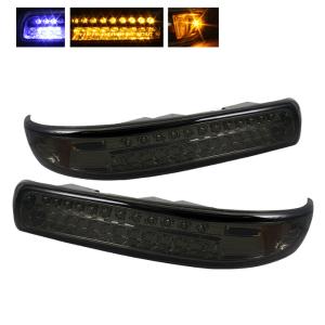 Chevy Silverado 99-02, Chevy Tahoe 00-06, Chevy Suburban 00-06 Xtune LED Amber Bumper Lights - Smoke