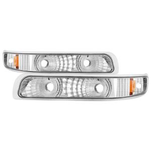 Chevy Silverado 99-02, Chevy Tahoe 00-06, Chevy Suburban 00-06 Xtune Amber Bumper Lights - Euro