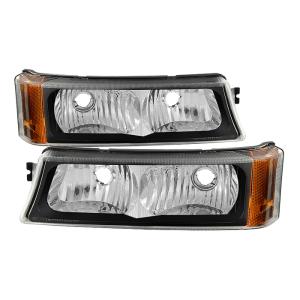 Chevy Silverado 03-06, Avalanche 02-06  ( Does not fit with Body Cladding Model ) Xtune LED Bumper Lights - Black