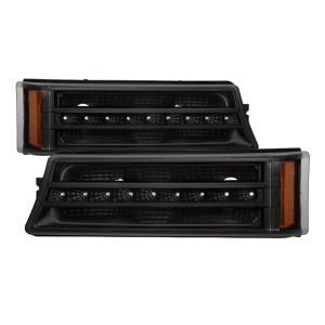 Chevy Silverado 03-06, Avalanche 02-06  ( Does not fit with Body Cladding Model ) Xtune LED Bumper Lights - Black