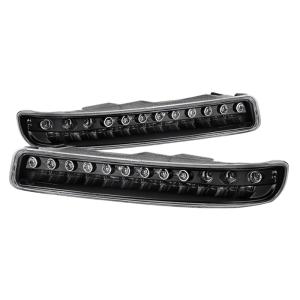 GMC Sierra 99-06  ( Does not fit Denali Model ), Yukon 00-06  ( Does not fit Denali Model ) Xtune Full LED Bumper Lights- Black