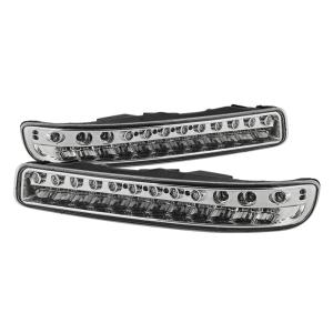 GMC Sierra 99-06  ( Does not fit Denali Model ), Yukon 00-06  ( Does not fit Denali Model ) Xtune Full LED Bumper Lights- Chrome