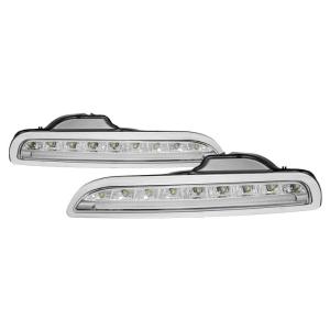 Porsche 987 Boxster 05-08 Xtune Front Bumper Lights - Chrome