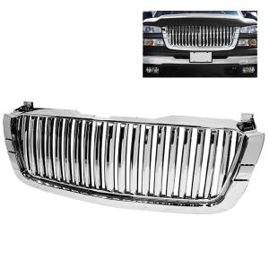 Chevy Silverado 03-06  Center Only ( Require HD-YD-CS03-1PC Headlight ) Xtune Front Grille - Chrome