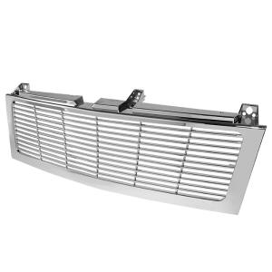 Chevy Silverado 1500/2500/3500 99-02  ( Does Not Fit HD Model ), Chevy Suburban 1500/2500 00-06 Xtune Horizontal Front Grille - Chrome