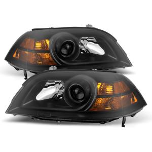 Acura MDX 2004-2006 Xtune Crystal Headlights - Black