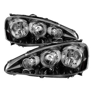 Acura RSX 2005-2006 Xtune OEM Style headlights -Black