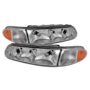 Buick Century 97-05, Buick Regal 97-04 Xtune Crystal Headlights - Chrome