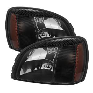 Cadillac Deville 2000-2005 Xtune Crystal headlights - Black