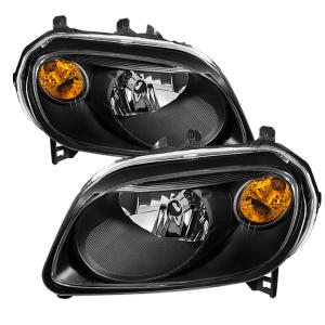 Chevy HHR 2006-2011 Xtune Crystal Headlights - Black