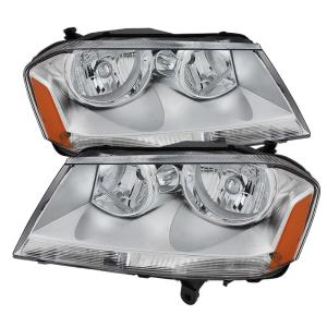 Dodge Avenger 08-14 Xtune Crystal Headlights - Chrome