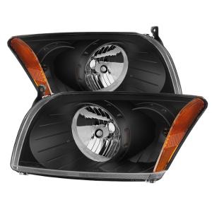 Dodge Caliber 07-12 Xtune Crystal Headlights -Black