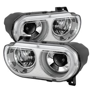 Dodge Challenger 08-14  Xenon HID Model Only ( Does not fit Halogen Model ) Xtune Projector Headlamps - Chrome