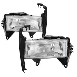 Dodge Dakota 1997-2004, Durango 1998-2004 Xtune OEM Style Headlights - Chrome